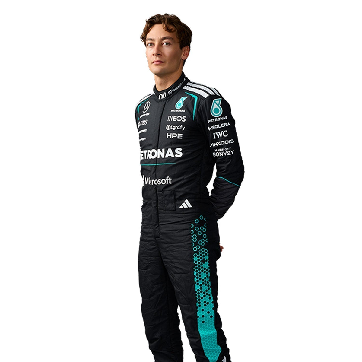 George Russell 2026 Racing Suit Replica: george Russell F1 Race Mercedes Grand Prix Suit.