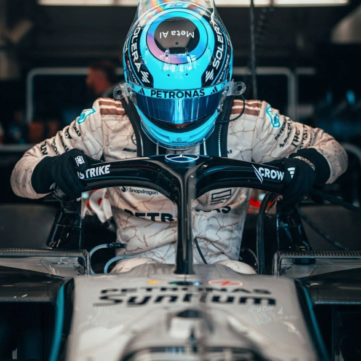 George Russell Usa Austin GP 2025 Racing Suit Replica: george Russell F1 Race Replica Mercedes USA Austin GP Grand Prix Suit.