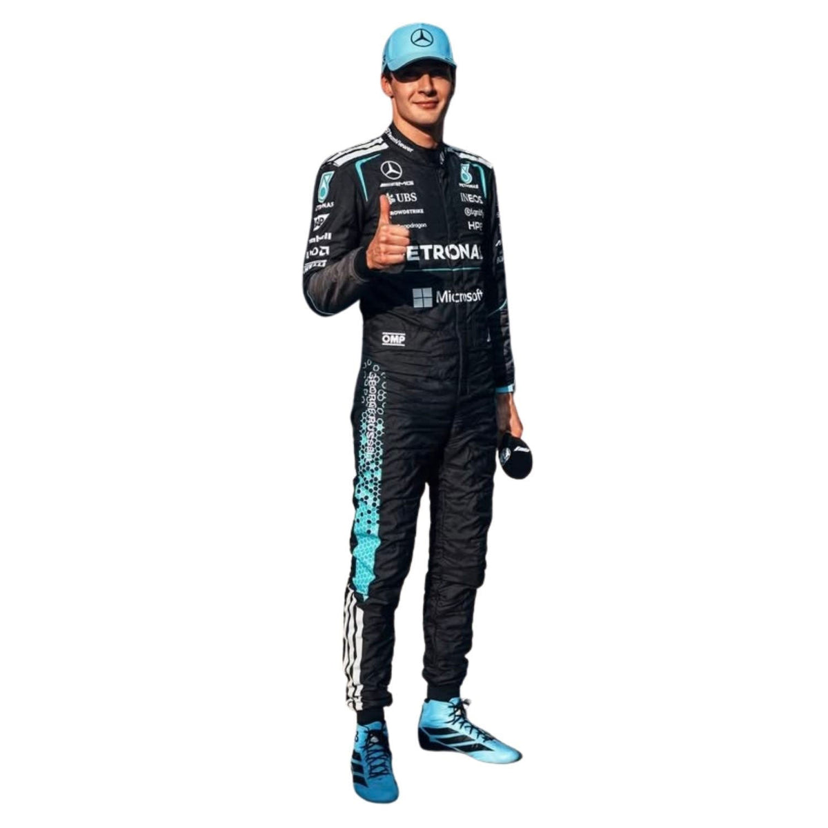 George Russell 2026 Racing Suit Replica: george Russell F1 Race Mercedes Grand Prix Suit.