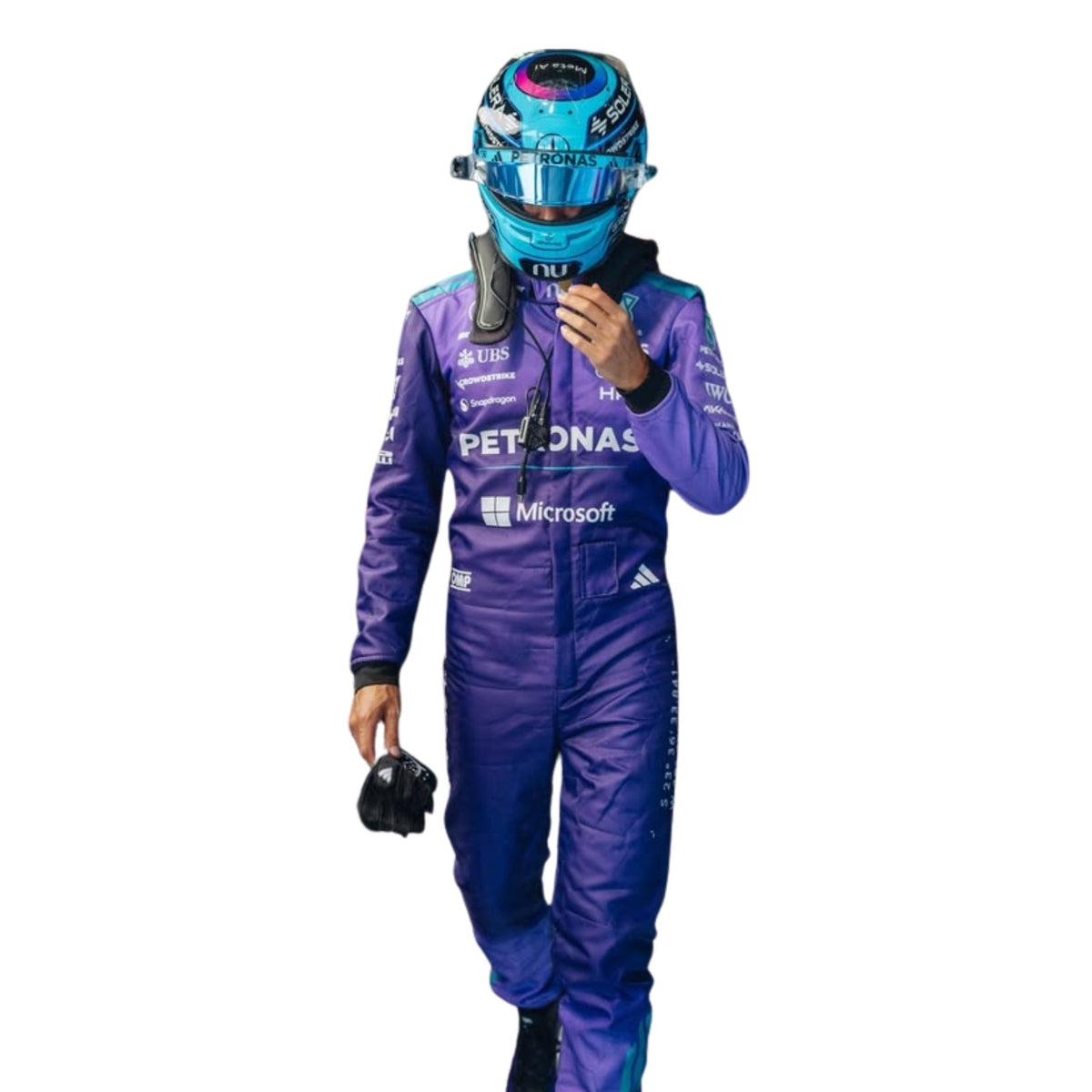 2026 Racing Suit Replica – George Russell Miami GP: george Russell F1 Race Mercedes Miami GP Motorsport Suit.