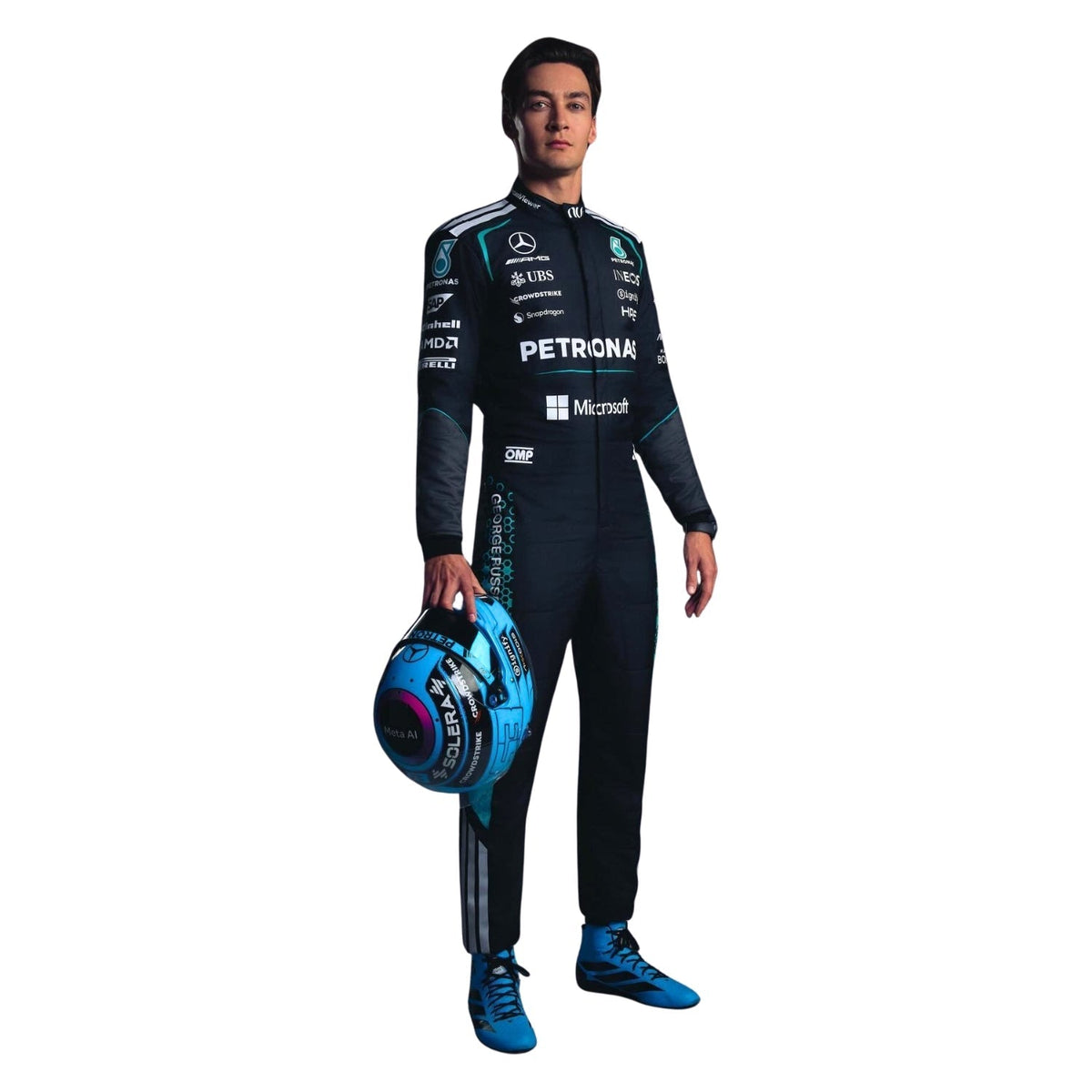 George Russell 2026 Racing Suit Replica: george Russell F1 Race Mercedes Grand Prix Suit.