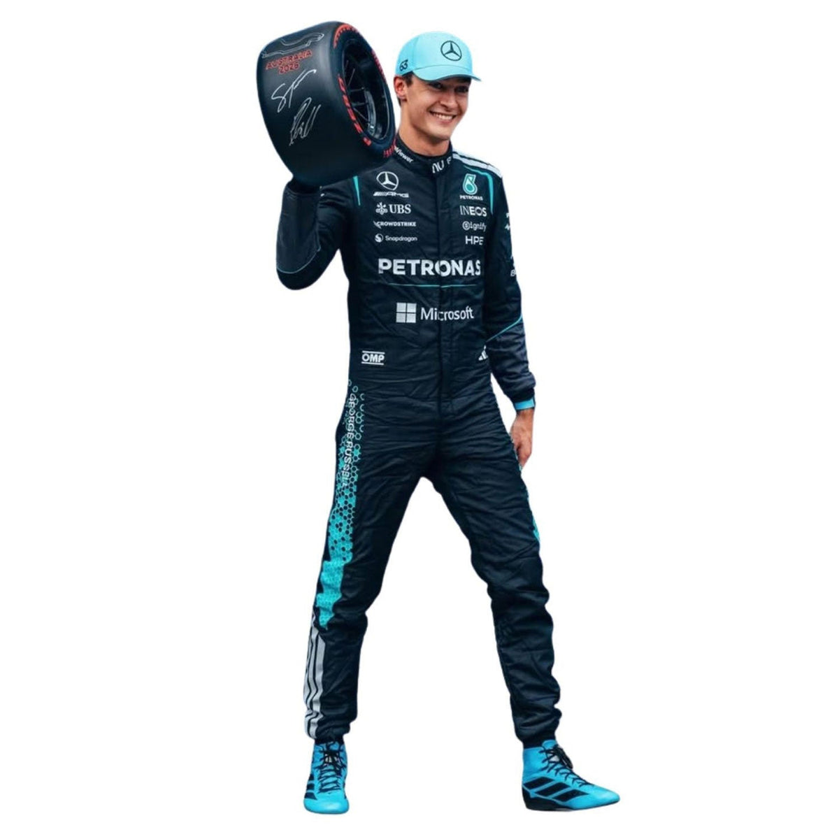 George Russell 2026 Racing Suit Replica: george Russell F1 Race Mercedes Grand Prix Suit.