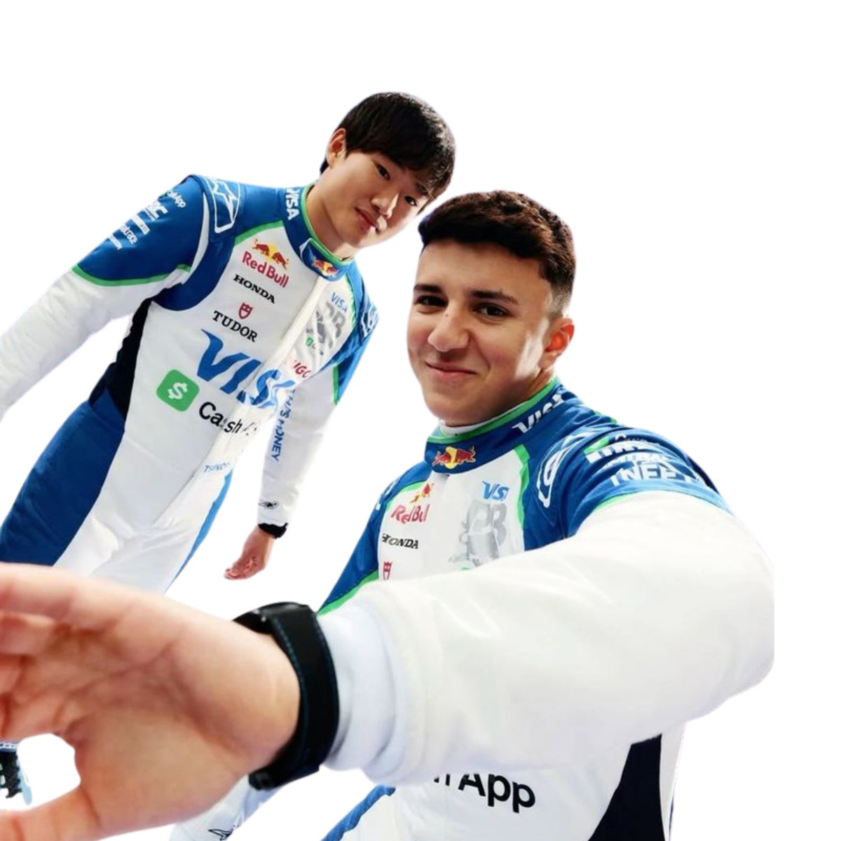 Isack Hadjar 2025 Racing Suit Replica: isack Hadjar F1 Race Replica VCARB Driver Suit.