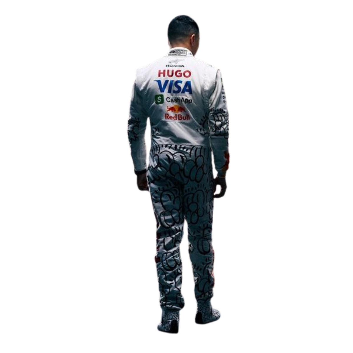 Isack Hadjar Racing Suit Replica 2025 British GP: isack Hadjar F1 Race VCARB British GP Grand Prix Suit.
