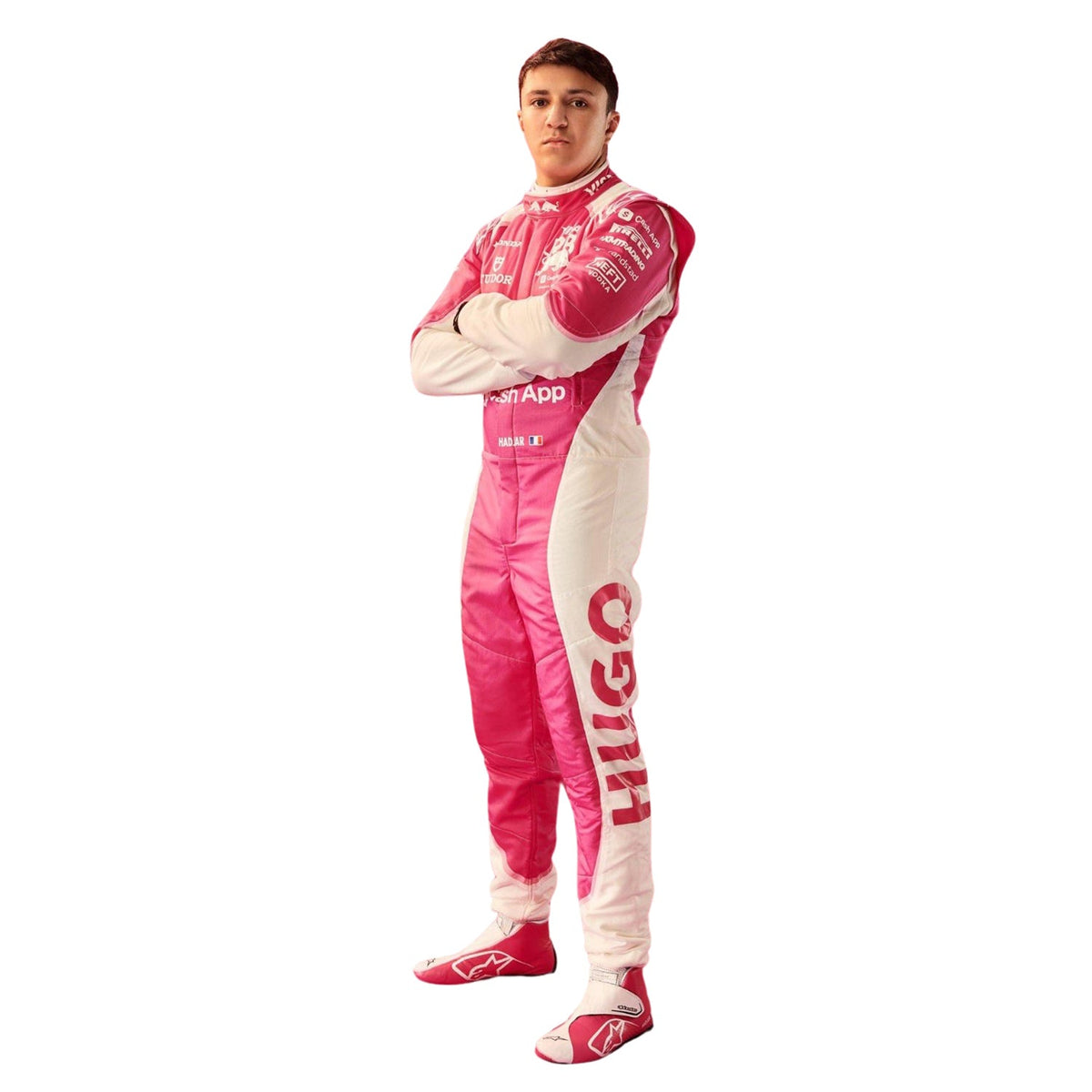 Isack Hadjar Miami GP 2025 Racing Suit Replica: isack Hadjar F1 Race Replica VCARB Miami GP Grand Prix Suit.