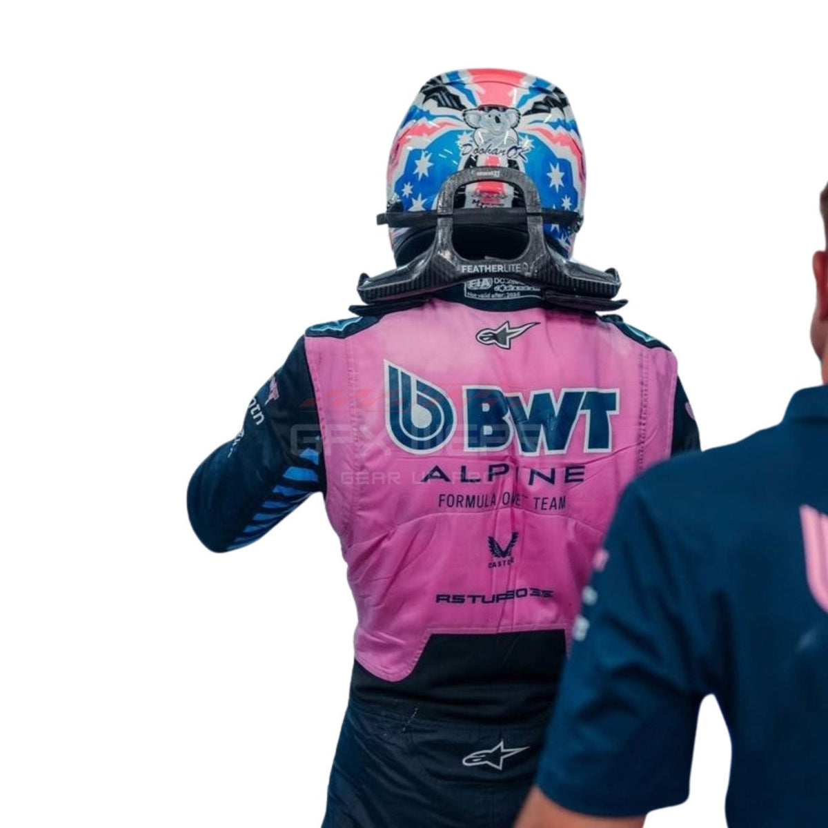 2025 Jack Doohan Racing Suit Replica: jack Doohan F1 Race Alpine Motorsport Suit.