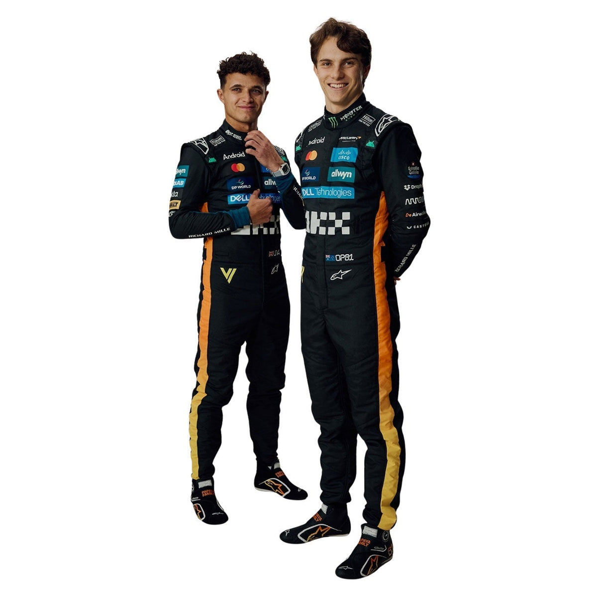 Lando Norris Racing Suit Replica 2025 Abu Dhabi: lando Norris F1 Race McLaren Abu Dhabi GP Grand Prix Suit.