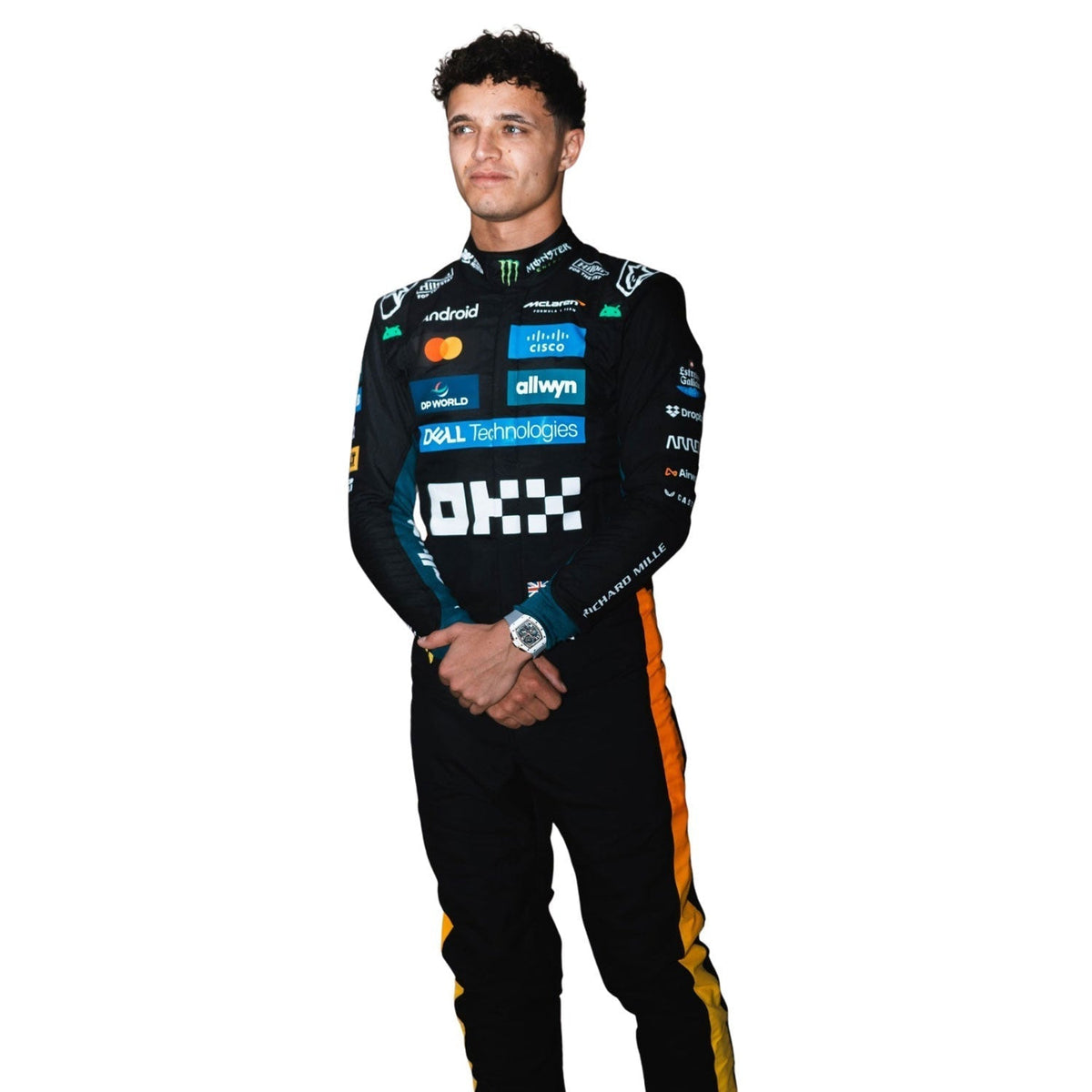 Lando Norris Racing Suit Replica 2025 Abu Dhabi: lando Norris F1 Race McLaren Abu Dhabi GP Grand Prix Suit.