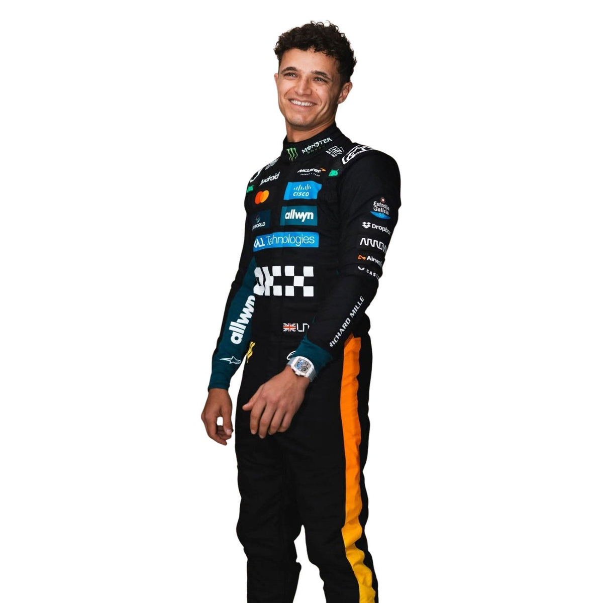 Lando Norris Racing Suit Replica 2025 Abu Dhabi: lando Norris F1 Race McLaren Abu Dhabi GP Grand Prix Suit.