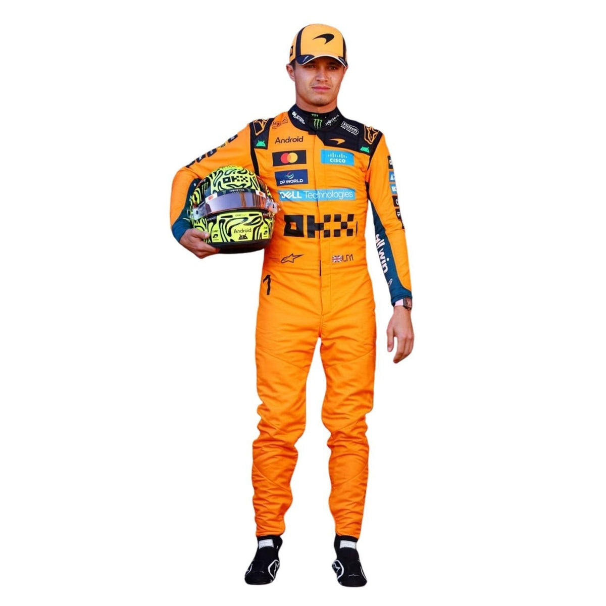Lando Norris 2026 Racing Suit Replica: lando Norris F1 Race McLaren Motorsport Suit.