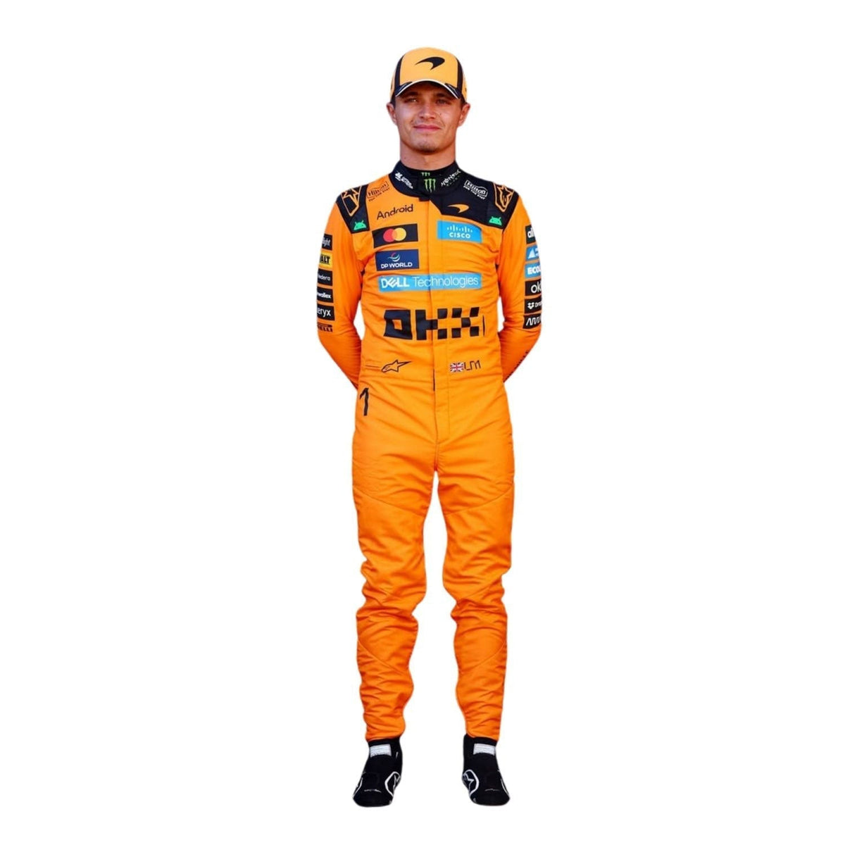 Lando Norris 2026 Racing Suit Replica: lando Norris F1 Race McLaren Motorsport Suit.