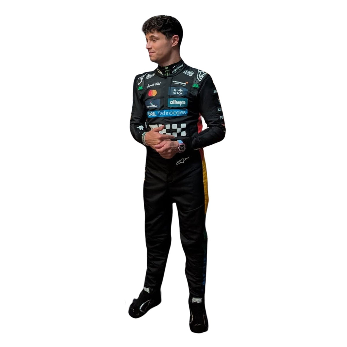 Lando Norris 2025 Racing Suit Replica – British GP: lando Norris F1 Race Replica McLaren Silverstone British GP Motorsport Suit.