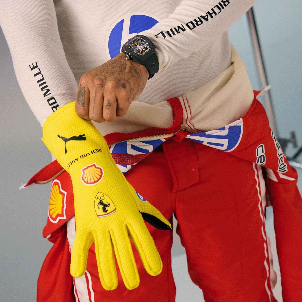 Lewis Hamilton Racing Gloves Replica 2026 British GP.