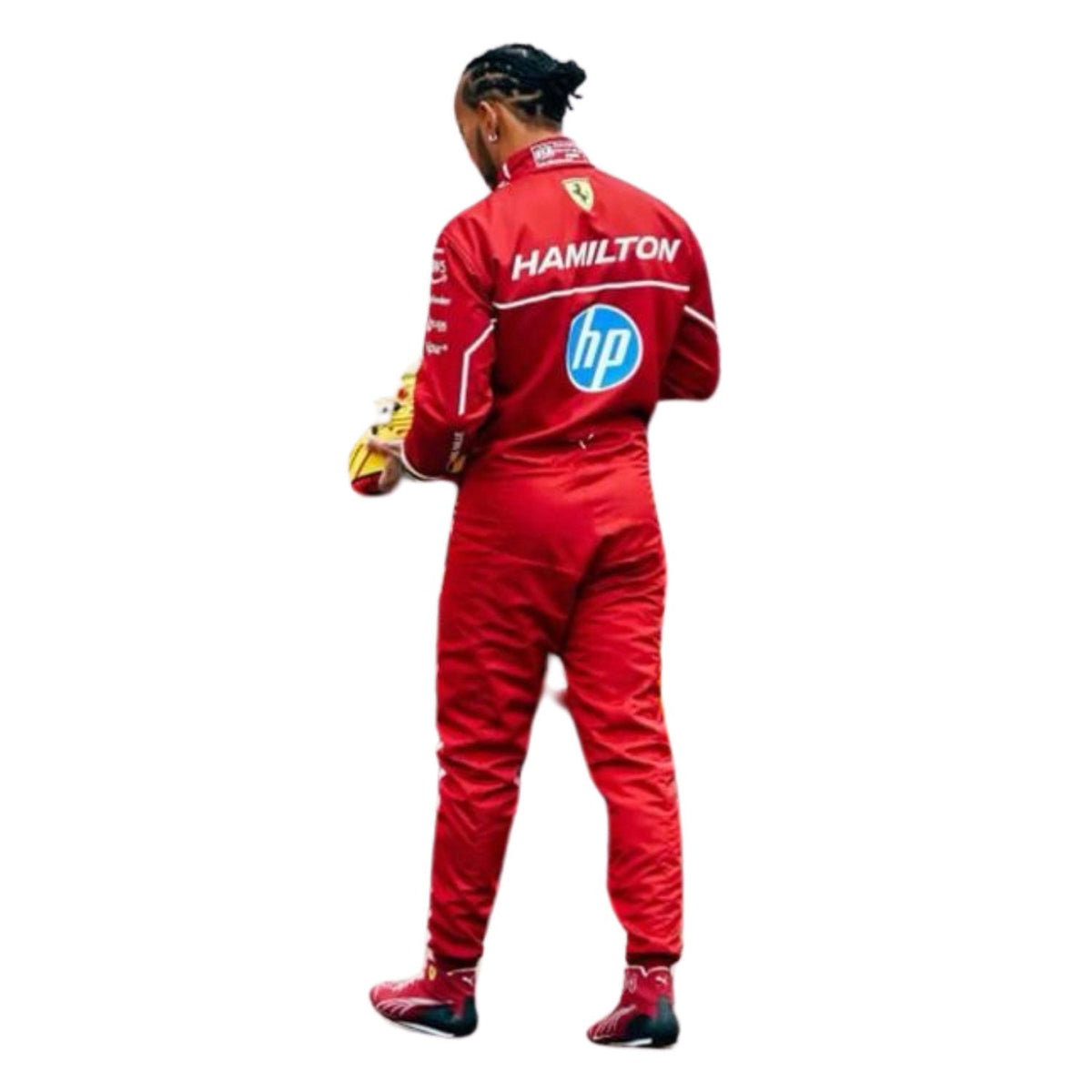 Lewis Hamilton 2025 Racing Suit Replica: lewis Hamilton F1 Race Ferrari Driver Suit.