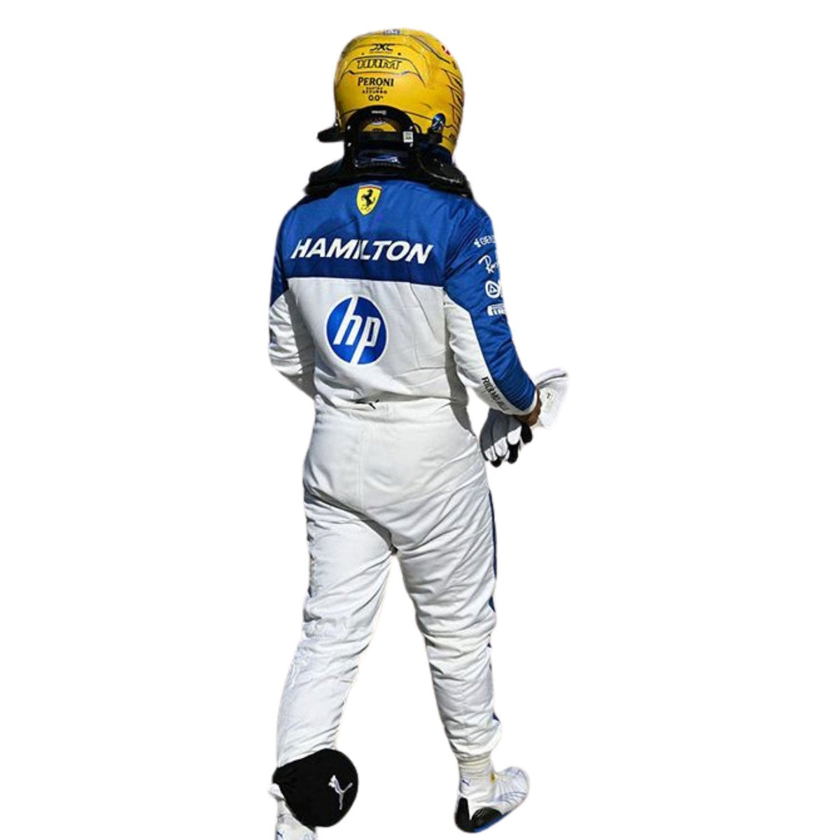 Lewis Hamilton Miami GP 2025 Racing Suit Replica: lewis Hamilton F1 Race Ferrari Miami GP Grand Prix Suit.