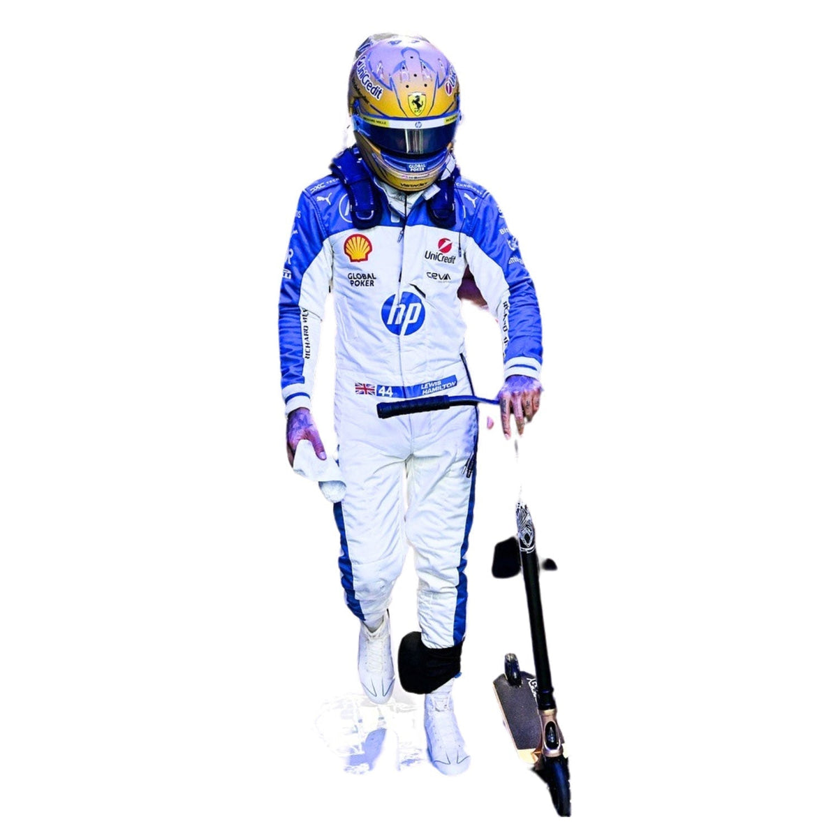 Lewis Hamilton Miami GP 2025 Racing Suit Replica: lewis Hamilton F1 Race Ferrari Miami GP Grand Prix Suit.