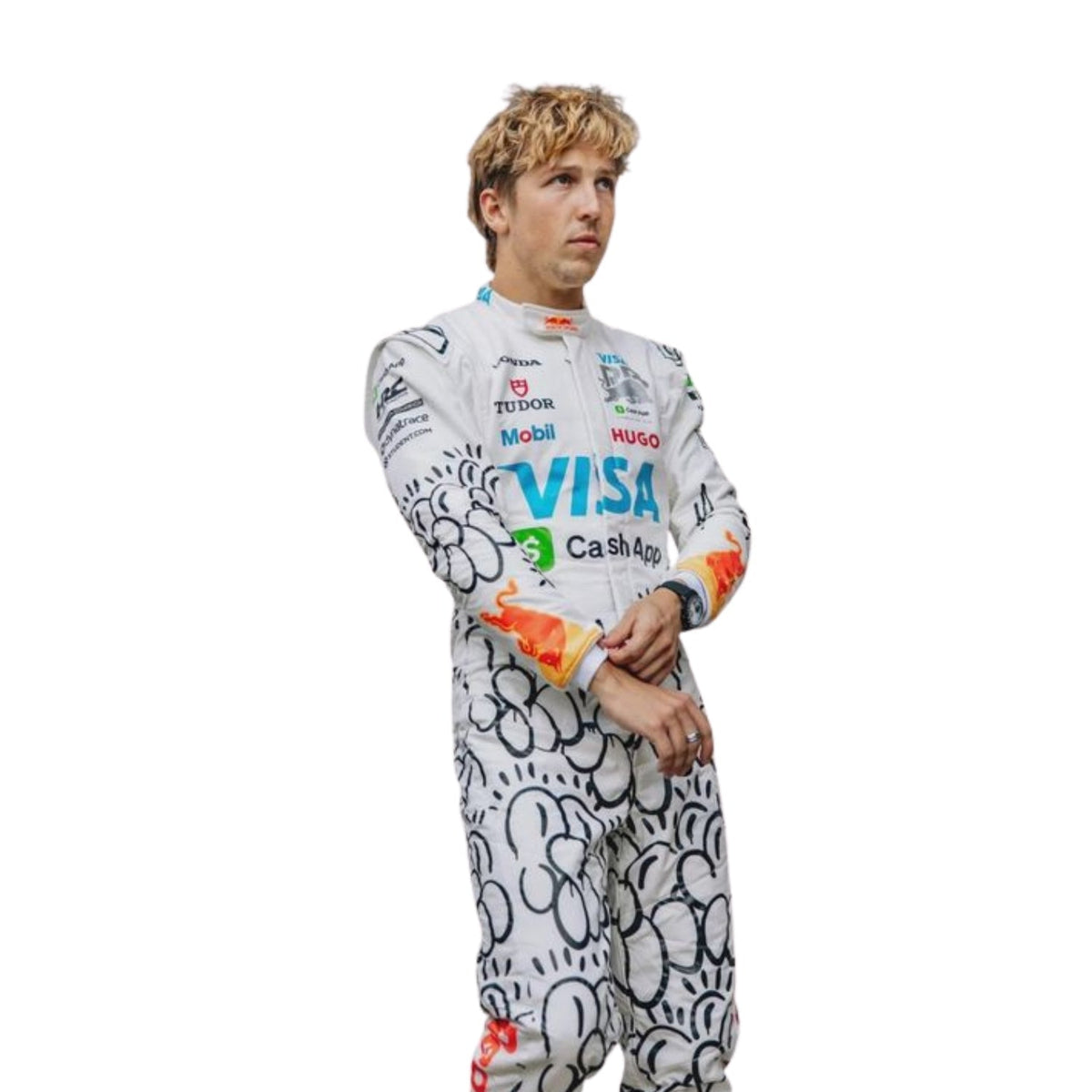 Liam Lawson Racing Suit Replica 2025 British GP: liam Lawson F1 Race Replica VCARB British GP Grand Prix Suit.