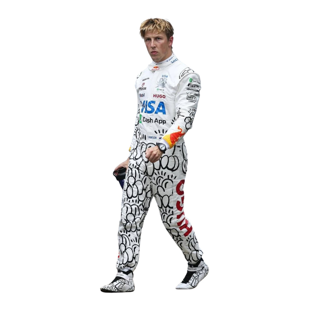 Liam Lawson Racing Suit Replica 2025 British GP: liam Lawson F1 Race Replica VCARB British GP Grand Prix Suit.