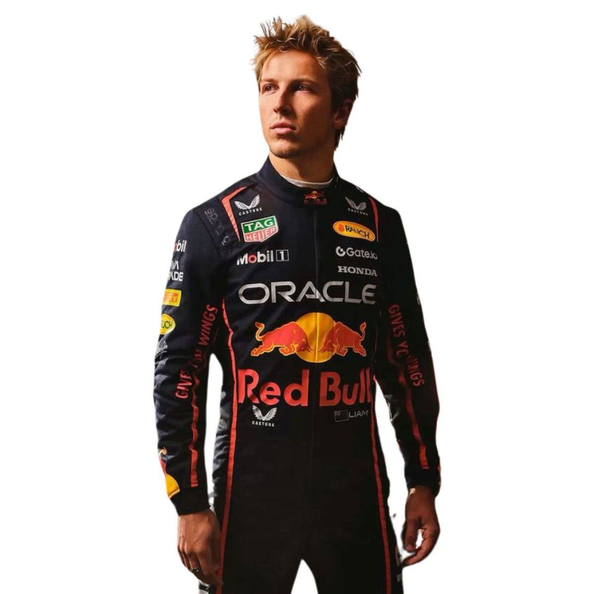 Liam Lawson Racing Suit Replica 2025: liam Lawson F1 Race Red Bull Grand Prix Suit.