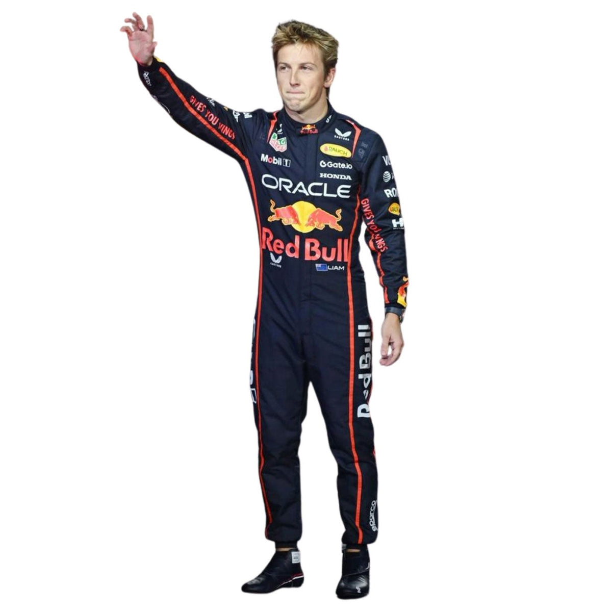Liam Lawson Racing Suit Replica 2025: liam Lawson F1 Race Red Bull Grand Prix Suit.