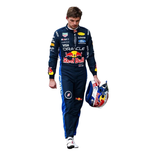 Max Verstappen 2026 Racing Suit Replica: max Verstappen F1 Race Replica Red Bull Motorsport Suit Logo.
