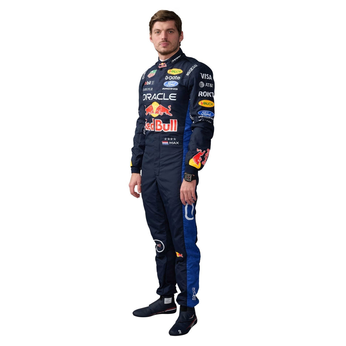 Max Verstappen 2026 Racing Suit Replica Left.