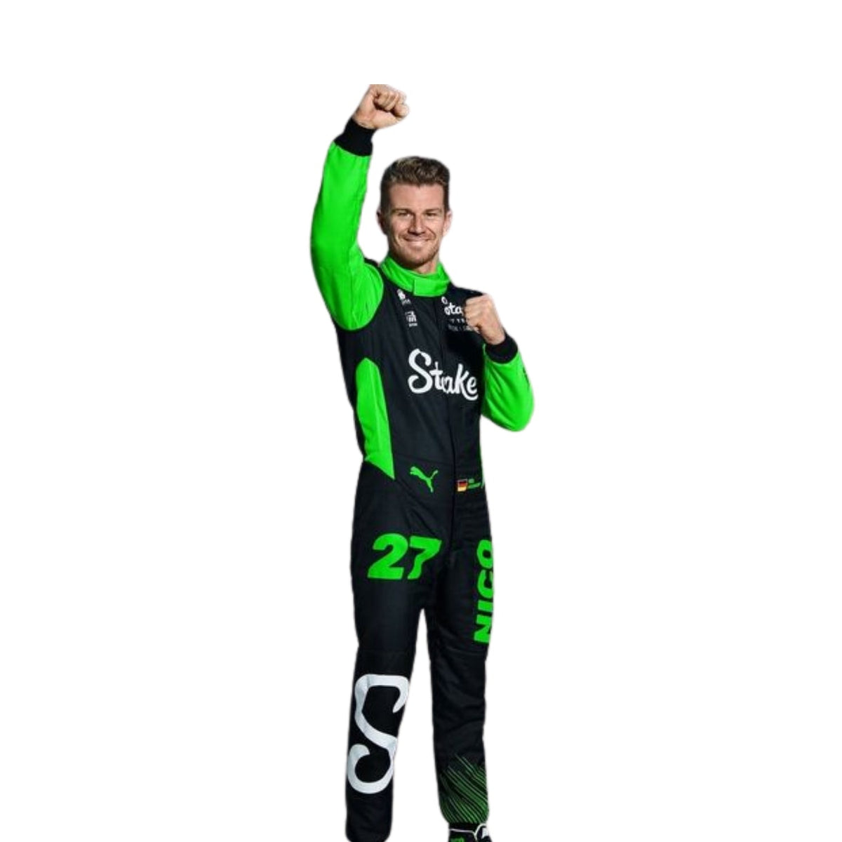 2025 Nico Hulkenberg Racing Suit Replica: nico Hulkenberg F1 Race Replica Kick Sauber Grand Prix Suit.