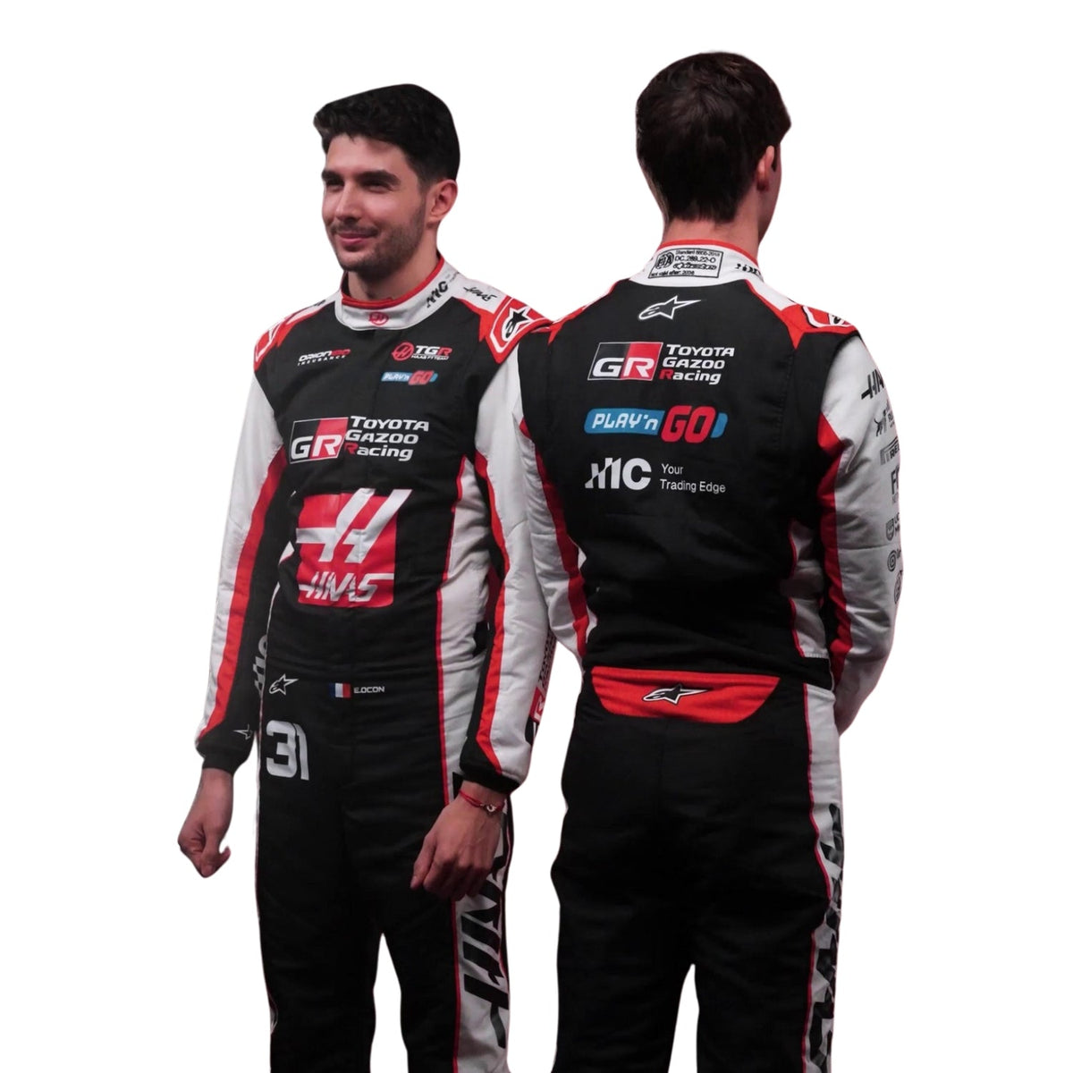 2026 Oliver Bearman Racing Suit Replica: oliver Bearman F1 Race Replica Haas Grand Prix Suit.