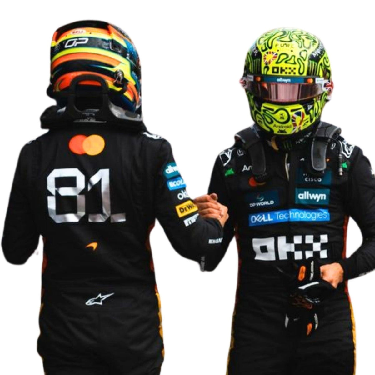 Oscar Piastri Racing Suit Replica 2025 British GP: oscar Piastri F1 Race McLaren Silverstone British GP Driver Suit.