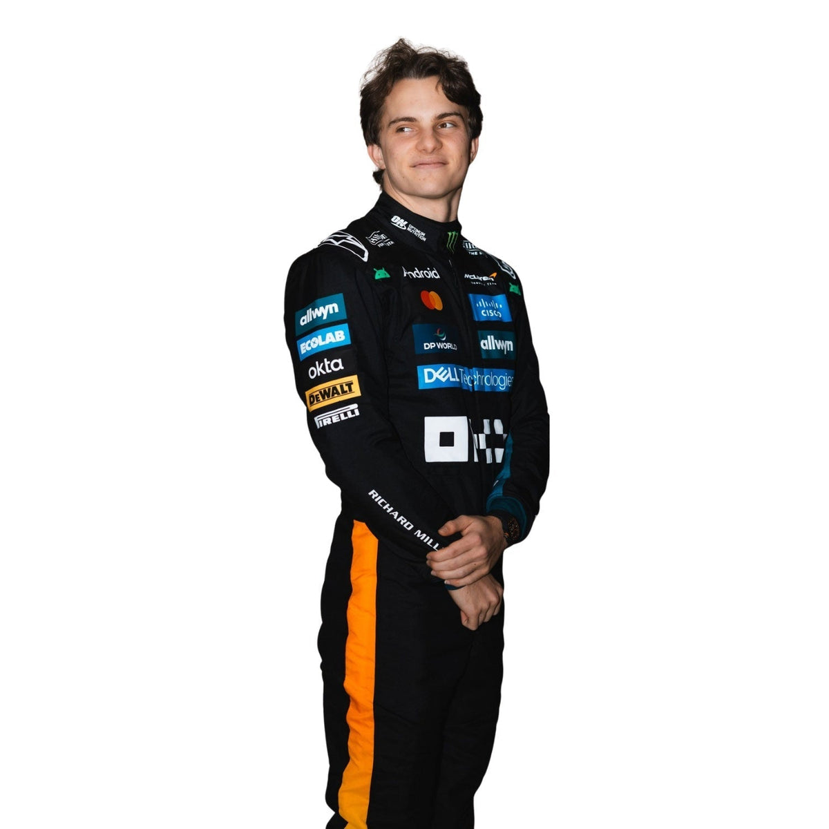 2025 Racing Suit Replica – Oscar Piastri Abu Dhabi: oscar Piastri F1 Race Replica McLaren Abu Dhabi GP Driver Suit.