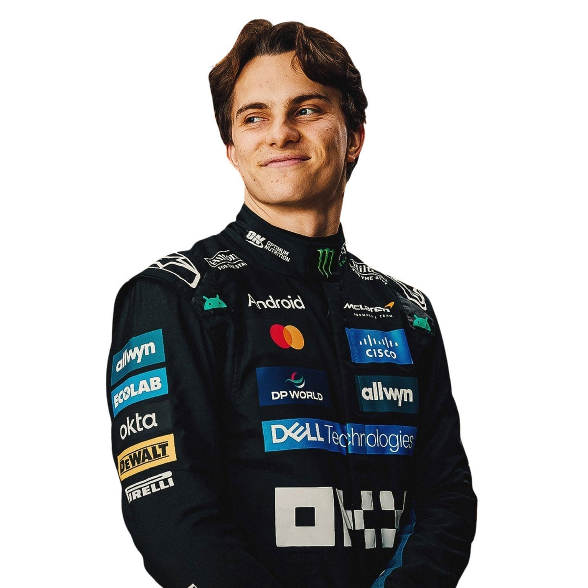 2025 Racing Suit Replica – Oscar Piastri Abu Dhabi: oscar Piastri F1 Race Replica McLaren Abu Dhabi GP Driver Suit.