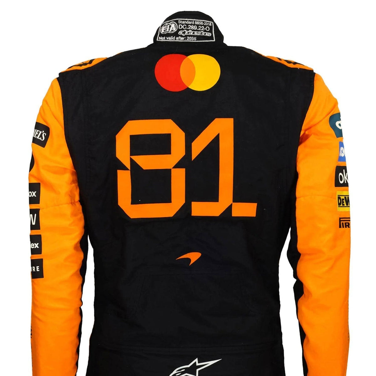 Oscar Piastri Racing Suit Replica 2025: oscar Piastri F1 Race Replica McLaren Motorsport Suit.
