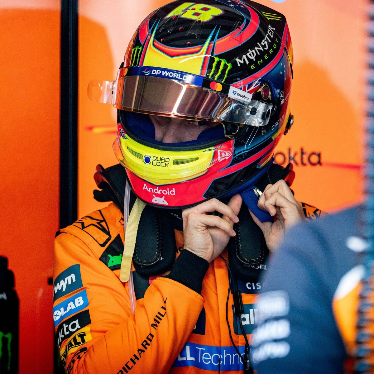 Oscar Piastri Racing Suit Replica 2025: oscar Piastri F1 Race Replica McLaren Motorsport Suit.