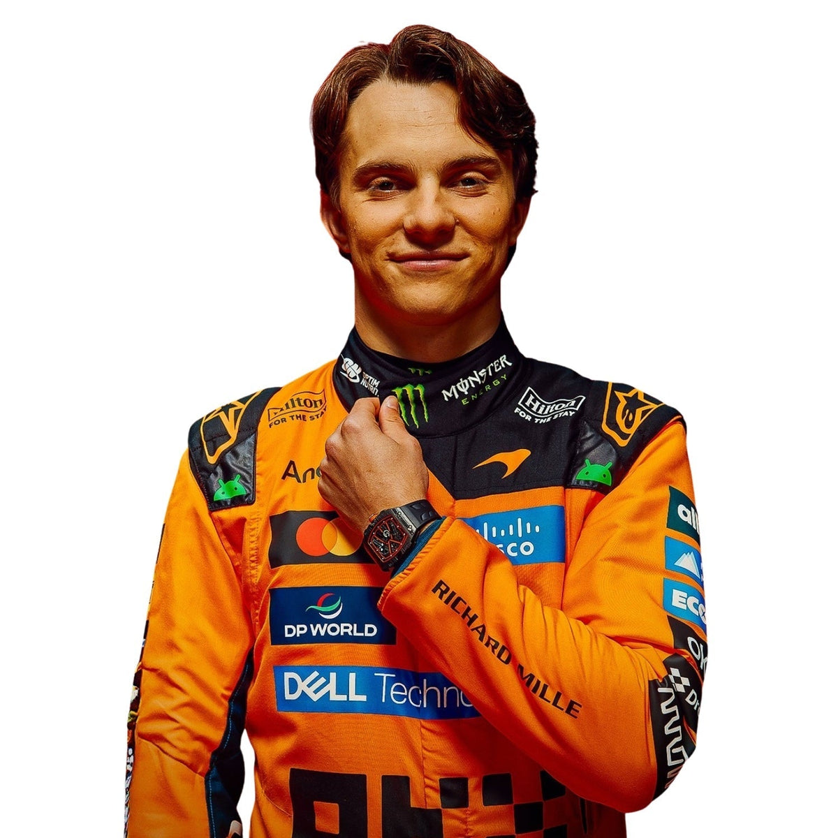 Oscar Piastri Racing Suit Replica 2026: oscar Piastri F1 Race Replica McLaren Motorsport Suit.