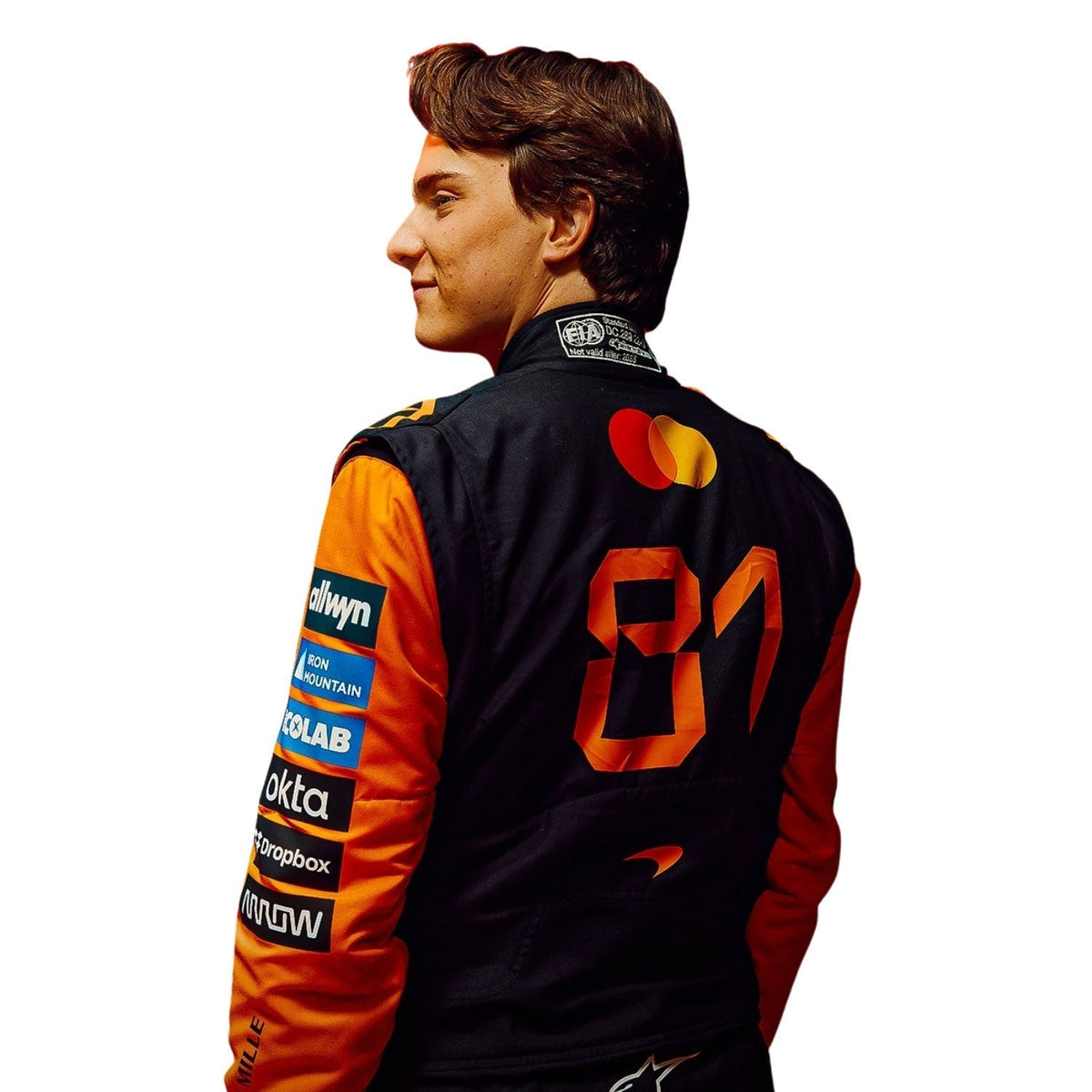 Oscar Piastri Racing Suit Replica 2026: oscar Piastri F1 Race Replica McLaren Motorsport Suit.