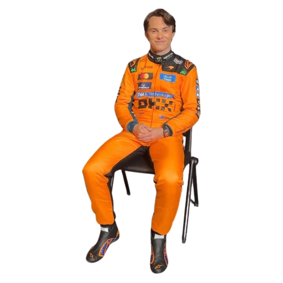 Oscar Piastri Racing Suit Replica 2026: oscar Piastri F1 Race Replica McLaren Motorsport Suit.