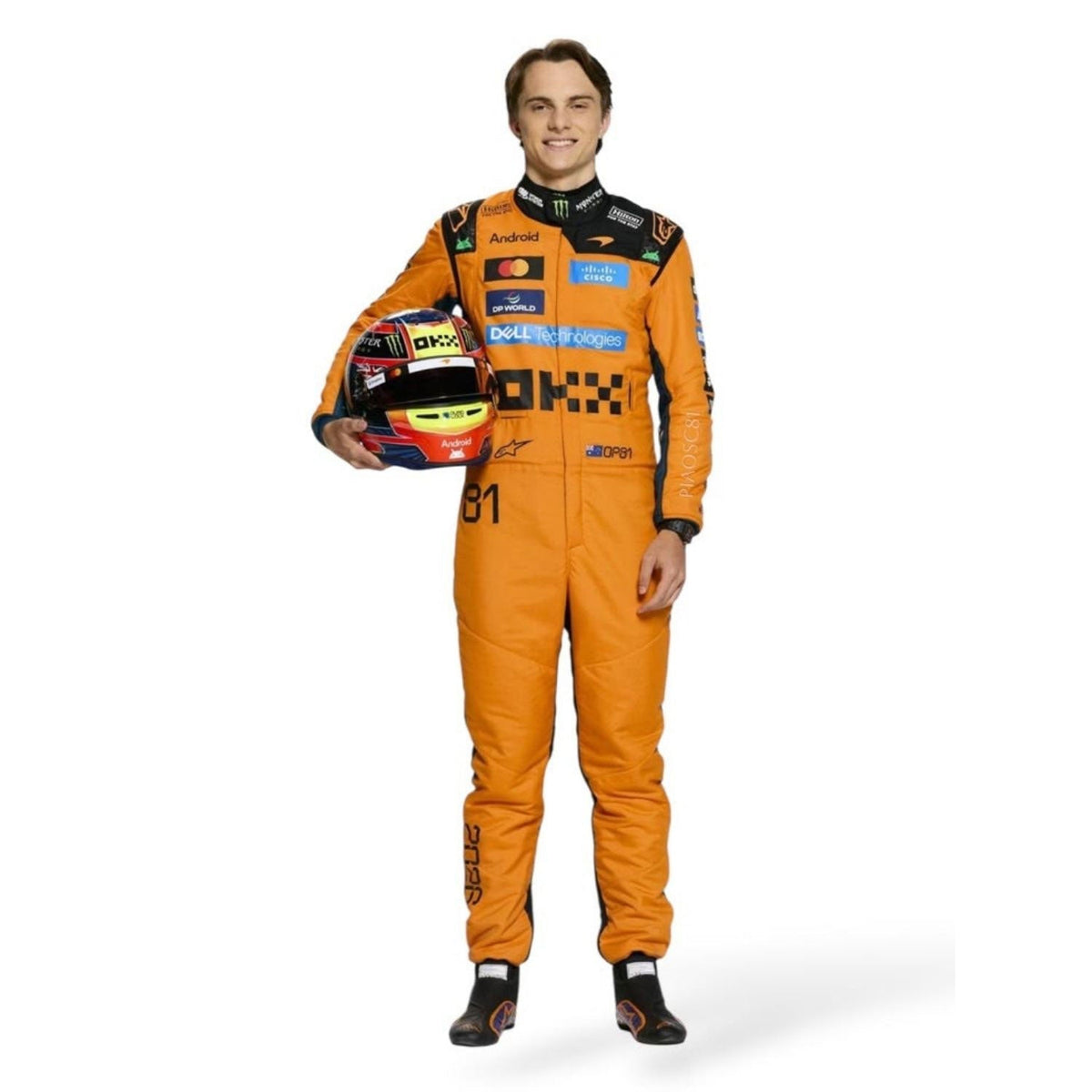 Oscar Piastri Racing Suit Replica 2026: oscar Piastri F1 Race Replica McLaren Motorsport Suit.