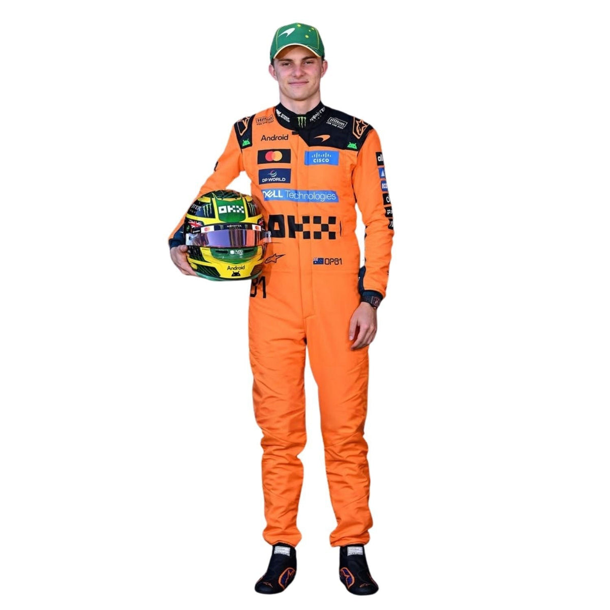Oscar Piastri Racing Suit Replica 2026: oscar Piastri F1 Race Replica McLaren Motorsport Suit.