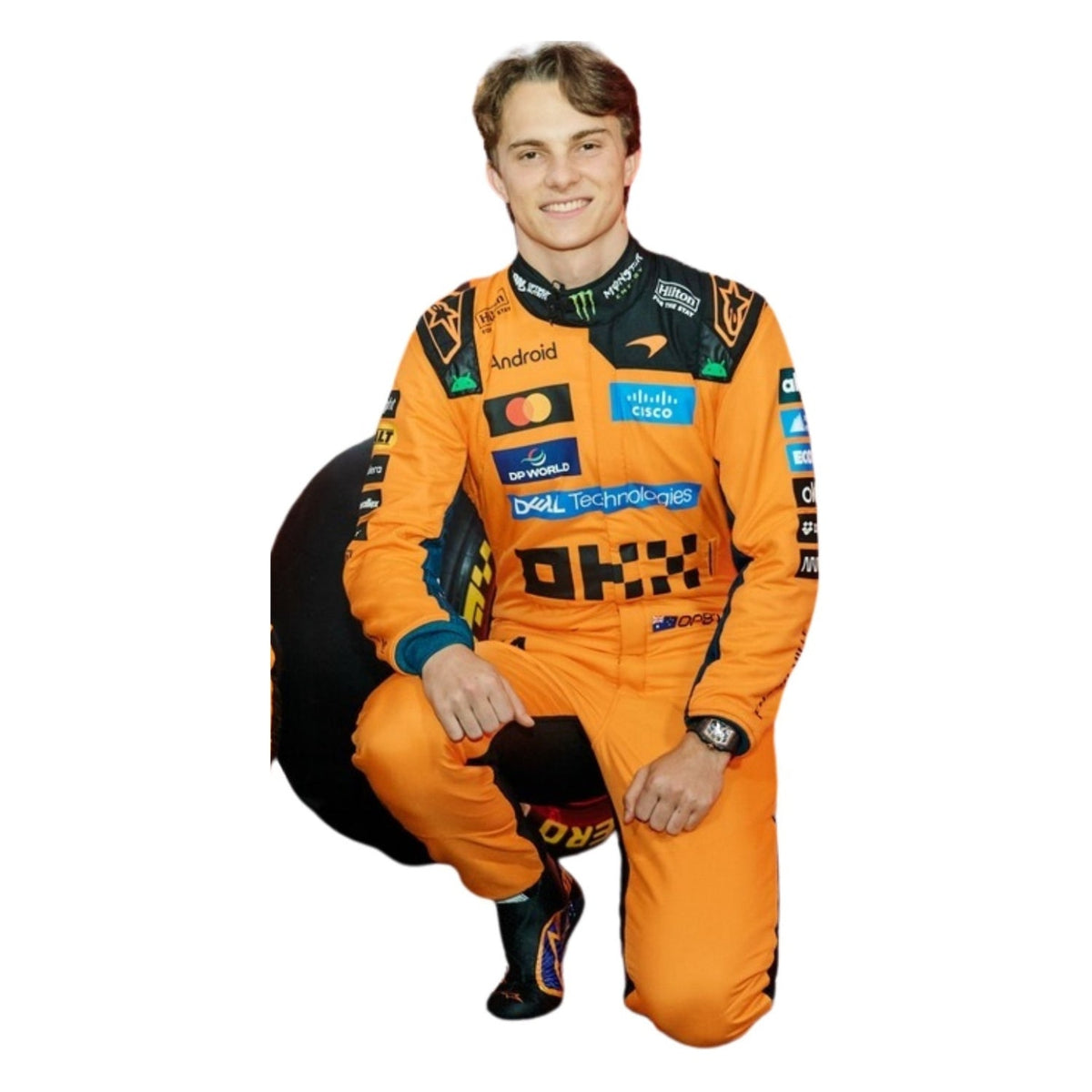 Oscar Piastri Racing Suit Replica 2026: oscar Piastri F1 Race Replica McLaren Motorsport Suit.