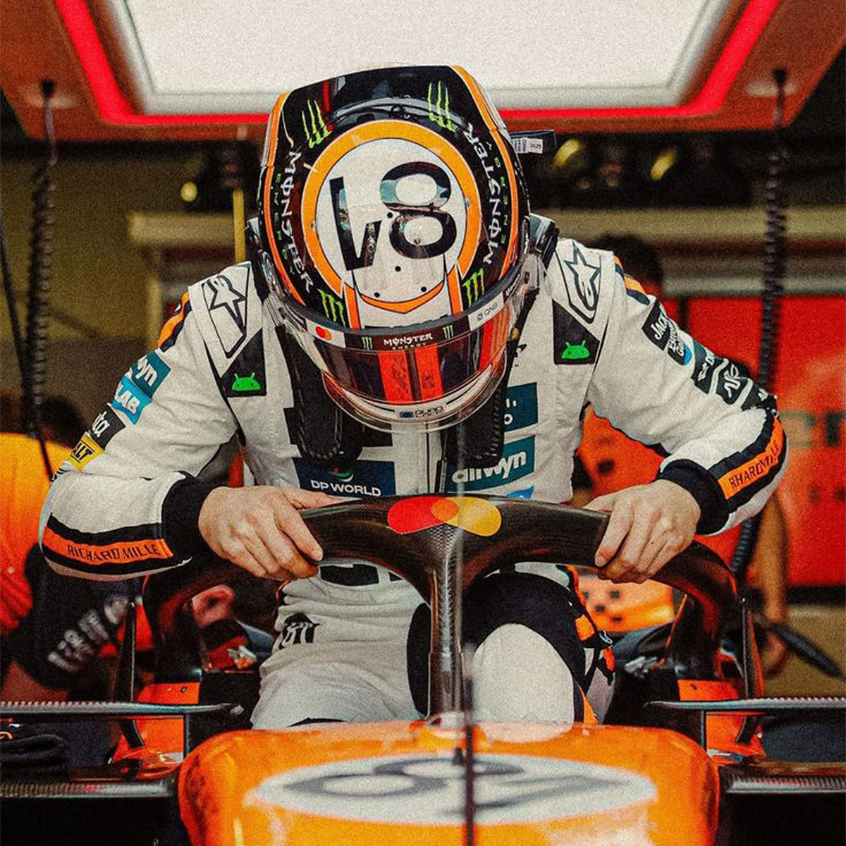 2025 Oscar Piastri Monaco GP Racing Suit Replica: oscar Piastri F1 Race Replica McLaren Monaco GP Grand Prix Suit.
