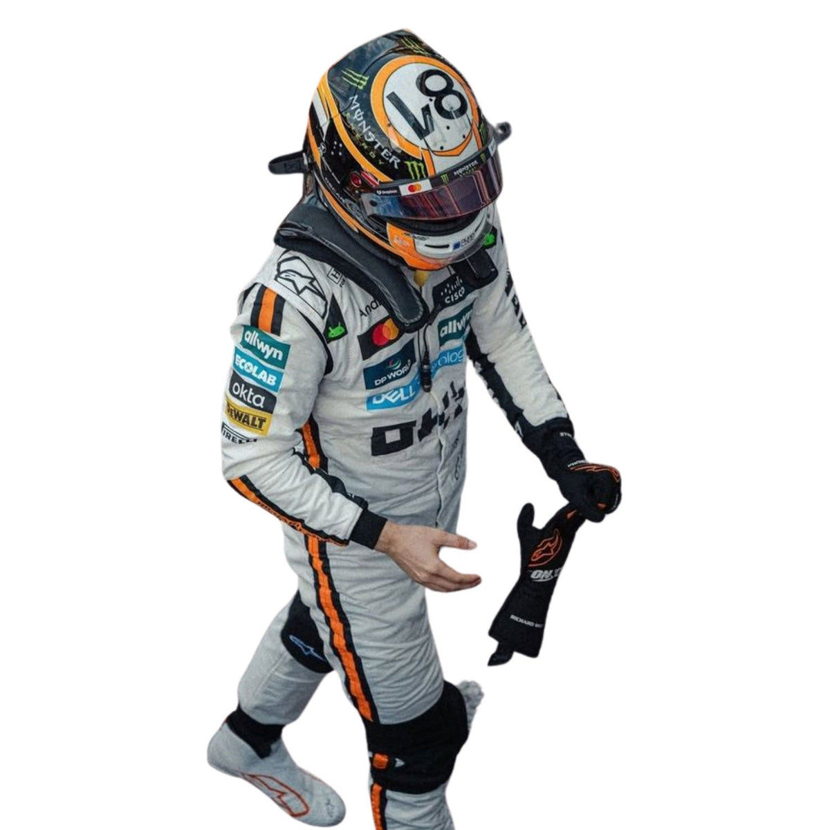 2025 Oscar Piastri Monaco GP Racing Suit Replica: oscar Piastri F1 Race Replica McLaren Monaco GP Grand Prix Suit.