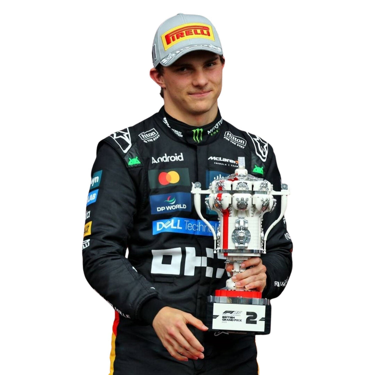 Oscar Piastri Racing Suit Replica 2025 British GP: oscar Piastri F1 Race McLaren Silverstone British GP Driver Suit.