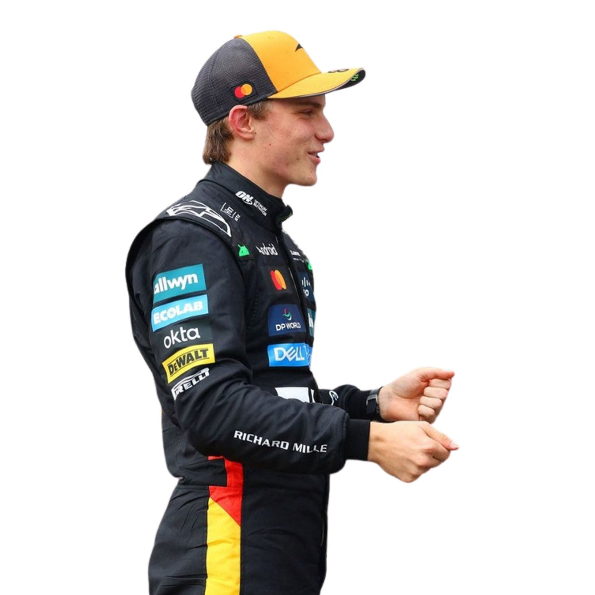 Oscar Piastri Racing Suit Replica 2025 British GP: oscar Piastri F1 Race McLaren Silverstone British GP Driver Suit.
