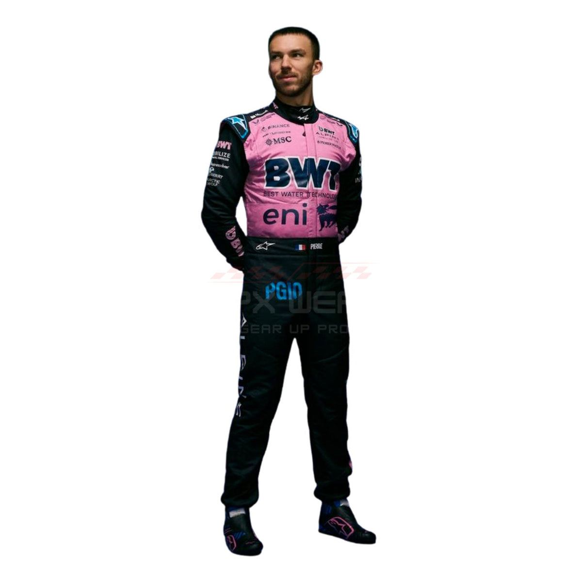 Pierre Gasly Racing Suit Replica 2025: pierre Gasly F1 Race Replica Alpine Grand Prix Suit.
