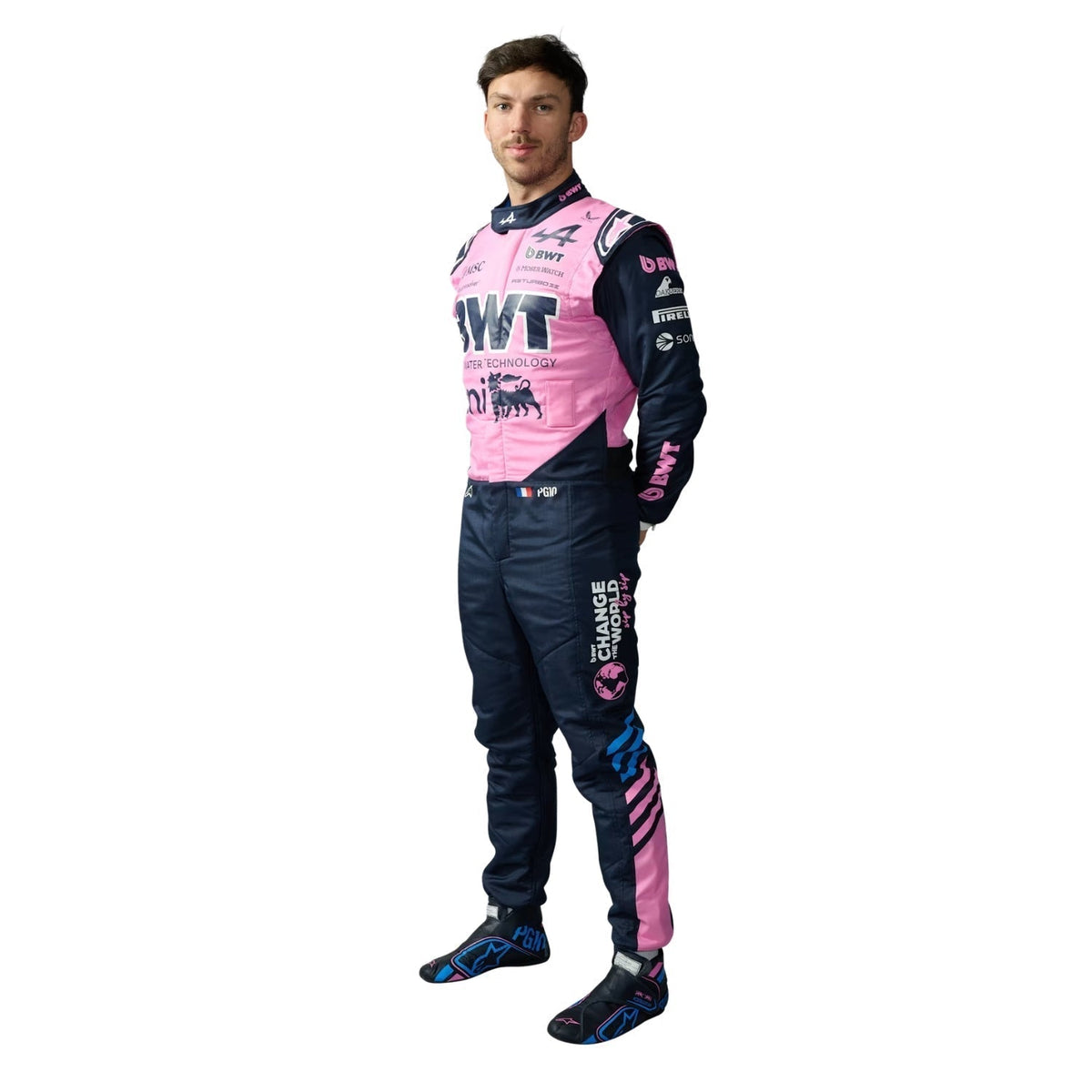Pierre Gasly Racing Suit Replica 2026: pierre Gasly F1 Race Replica Alpine Grand Prix Suit.