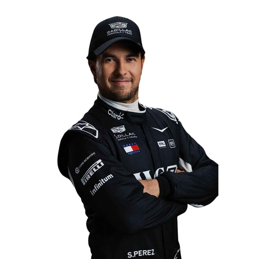Sergio Perez 2026 Racing Suit Replica: sergio Perez F1 Race Replica Cadillac Grand Prix Suit.