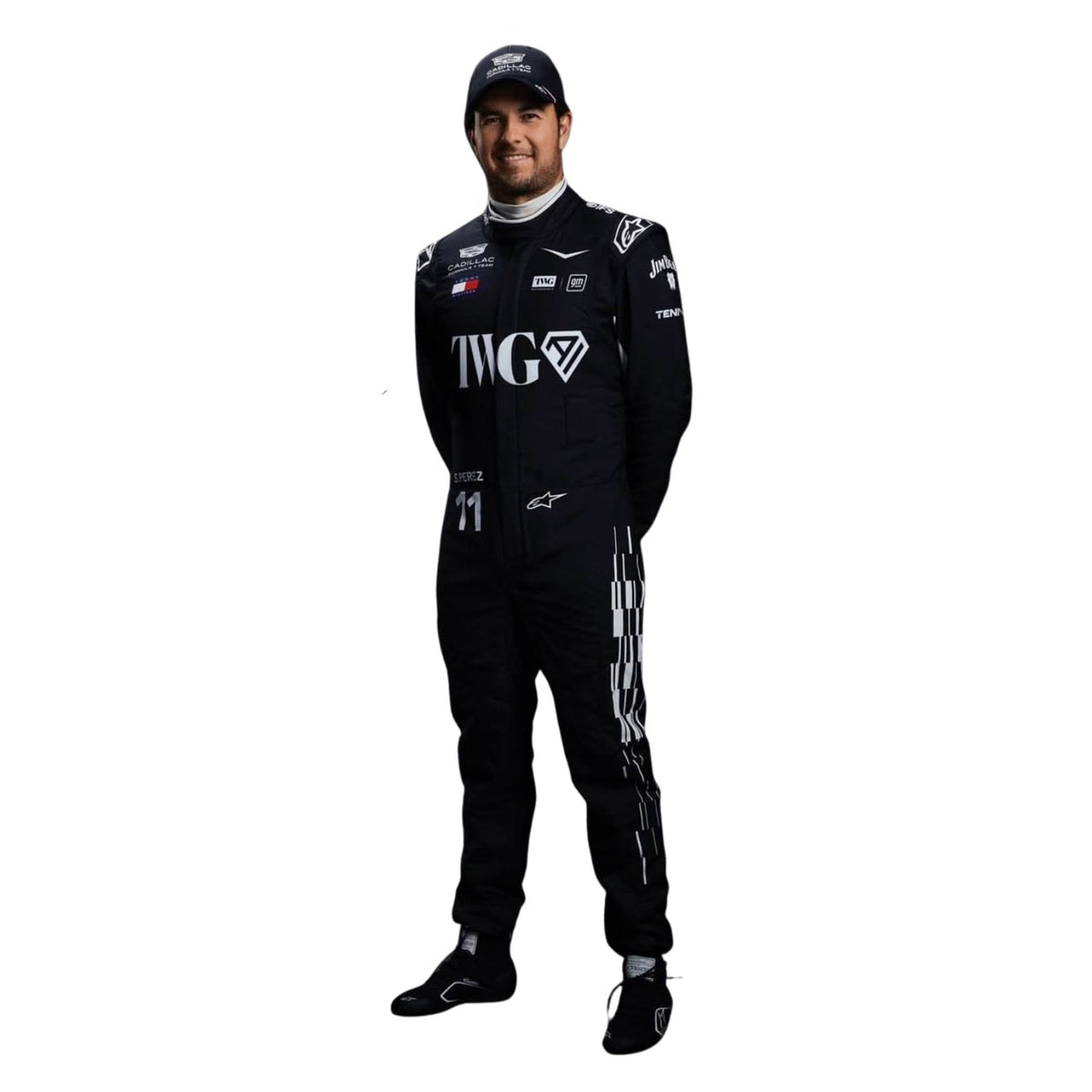 Sergio Perez 2026 Racing Suit Replica: sergio Perez F1 Race Replica Cadillac Grand Prix Suit.