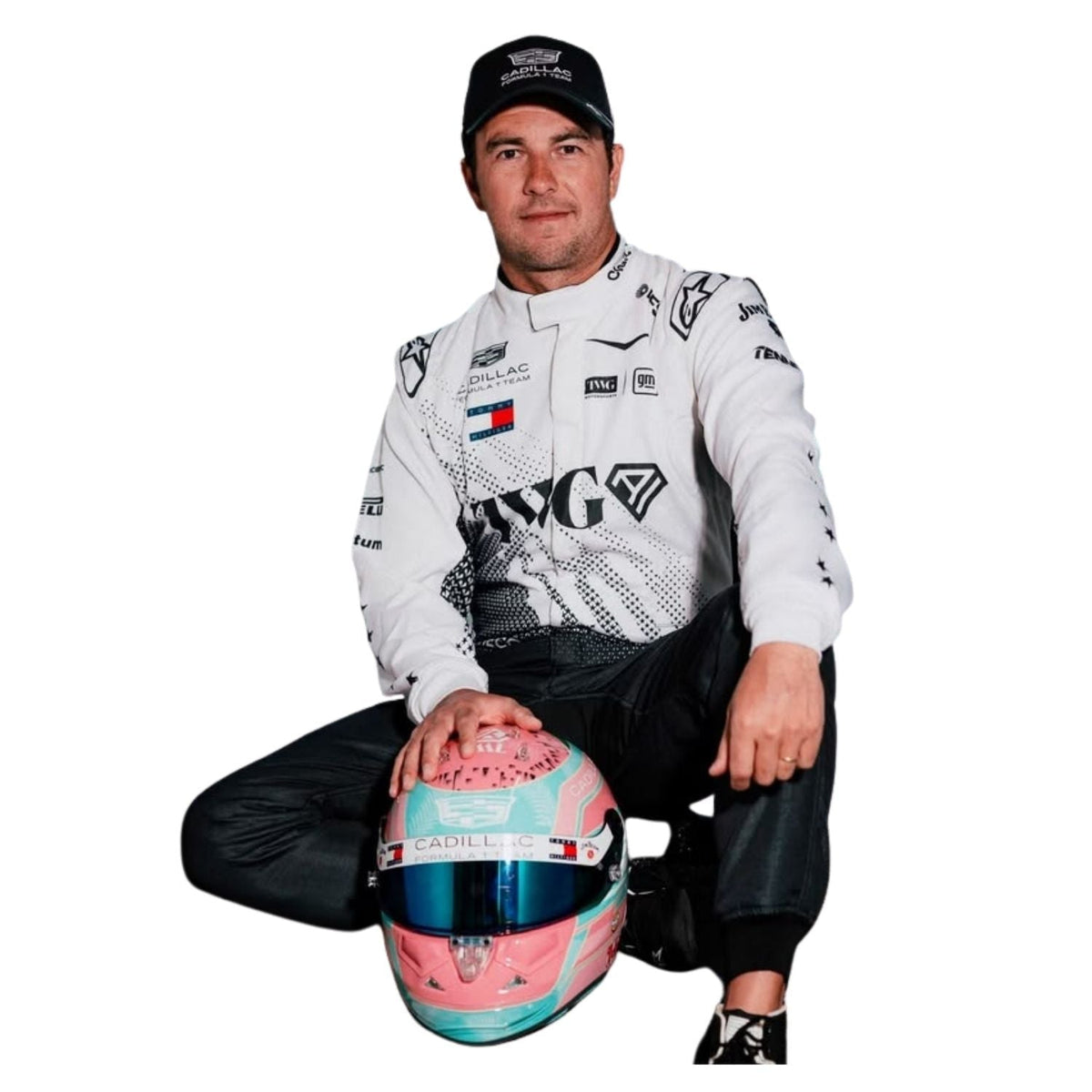 Sergio Perez Racing Suit Replica 2026 Miami GP: sergio Perez F1 Race Replica Cadillac Miami GP Grand Prix Suit.