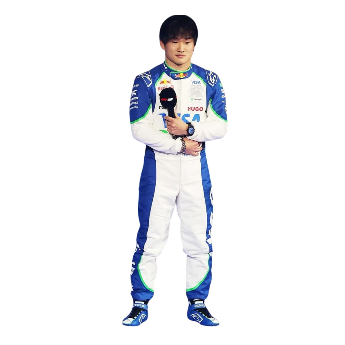 Yuki Tsunoda Racing Suit Replica 2025: yuki Tsunoda F1 Race VCARB Grand Prix Suit.