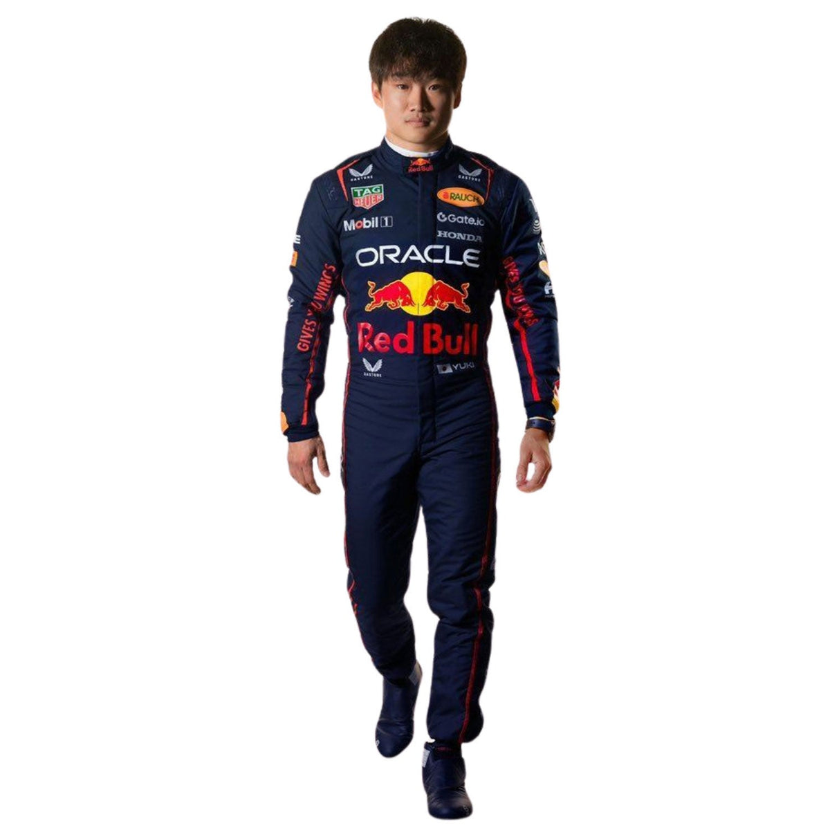 2025 Yuki Tsunoda Racing Suit Replica: yuki Tsunoda F1 Race Replica Red Bull Grand Prix Suit.